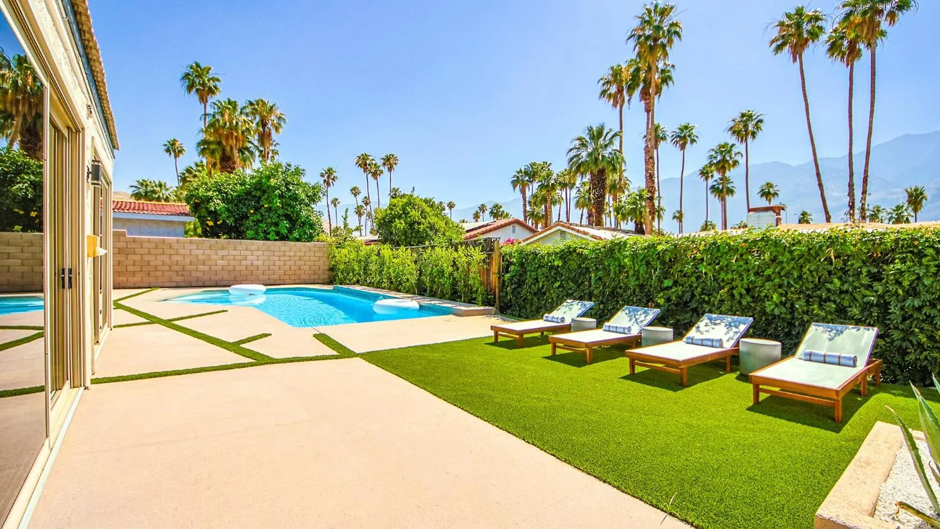 Serene Home With Pool With Mountain Views Palm Springs Stati Uniti